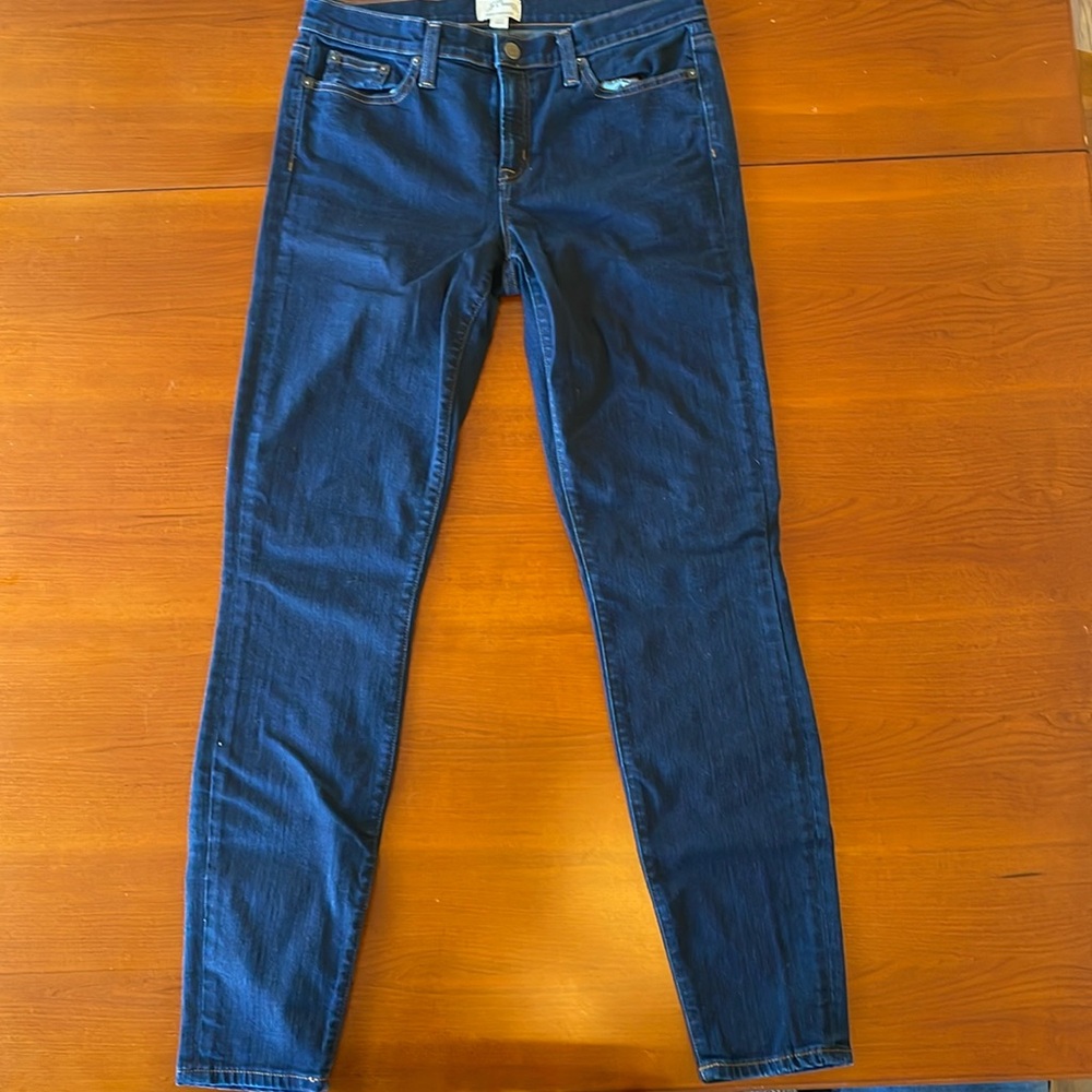 J Crew Toothpick Jeans. 30T